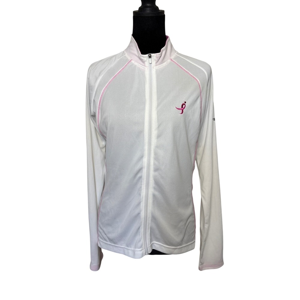 Canari Susan G Komen Breast Cancer Awareness Cycling Jersey White Pink Medium